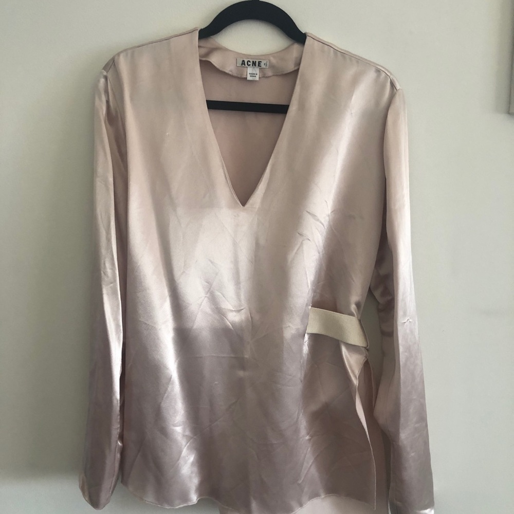 ACNE SATIN TOP